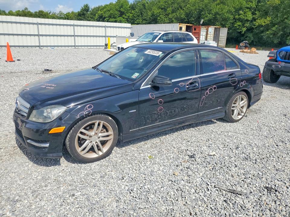 2012 Mercedes-benz C მანქანა იყიდება აუქციონზე, vin: WDDGF4HB4CA623264, აუქციონის ნომერი: 60295336