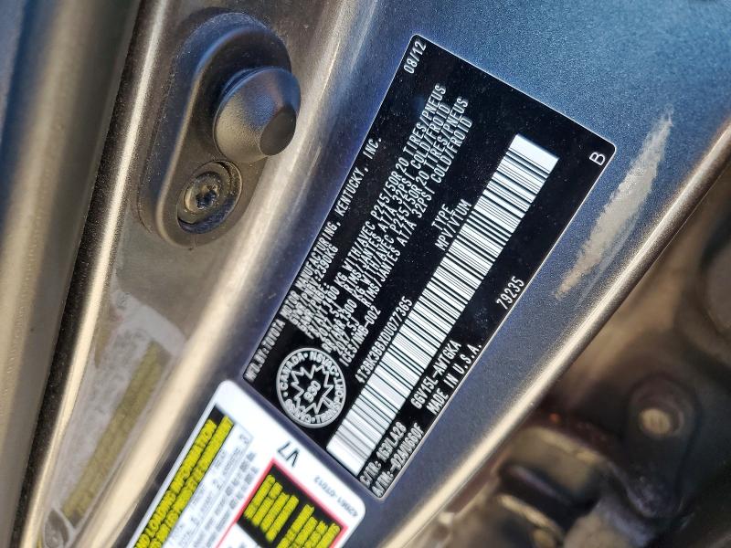 Aukcja sprzedaży 2013 Toyota Venza, vin: 4T3BK3BBXDU077365, numer aukcji: 63298326