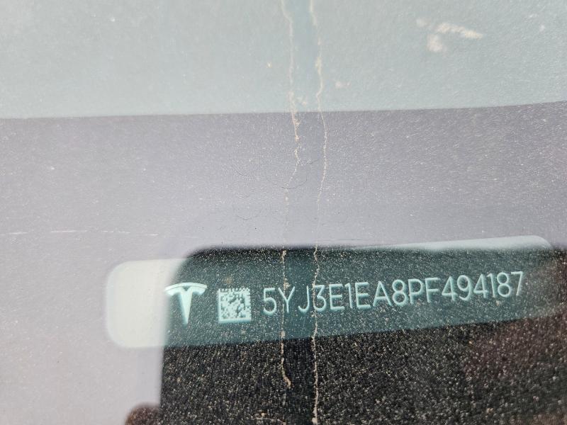 Продажа на аукционе авто 2023 Tesla Model 3, vin: 5YJ3E1EA8PF494187, номер лота: 61478146