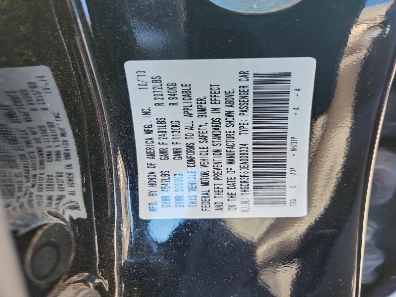 Продаж на аукціоні авто 2014 Honda Accord, vin: 1HGCR3F80EA009334, номер лоту: 60323026