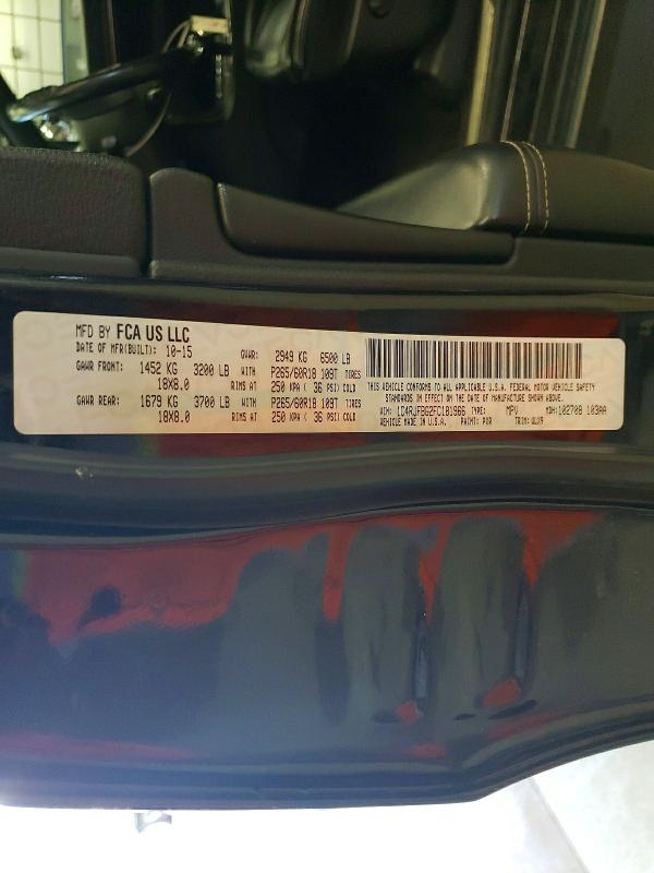 2015 Jeep Grand Cherokee მანქანა იყიდება აუქციონზე, vin: 1C4RJFBG2FC181966, აუქციონის ნომერი: 58329926
