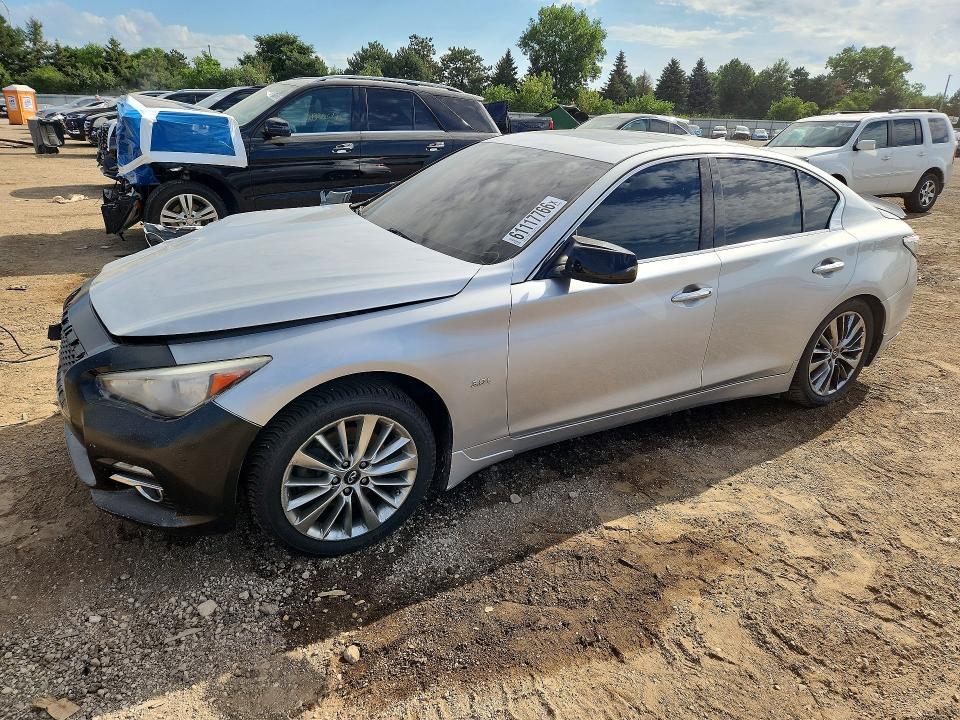 2017 Infiniti Q50 მანქანა იყიდება აუქციონზე, vin: JN1EV7AR0HM833396, აუქციონის ნომერი: 61117766