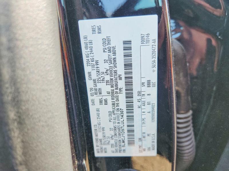 Продаж на аукціоні авто 2020 Lincoln Corsair, vin: 5LMCJ1D97LUL14307, номер лоту: 62348986