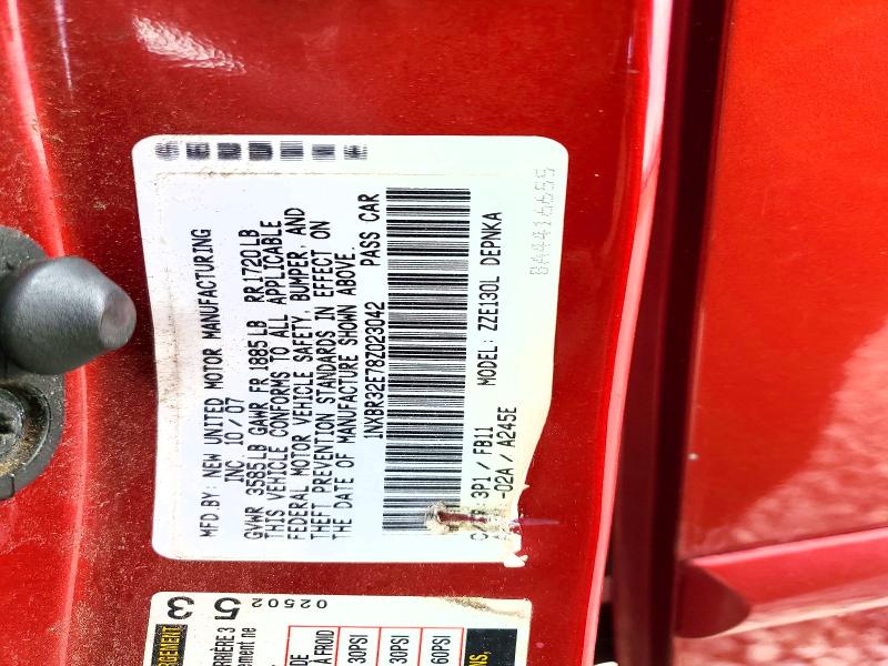 59833176 :رقم المزاد ، 1NXBR32E78Z023042 vin ، 2008 Toyota Corolla مزاد بيع