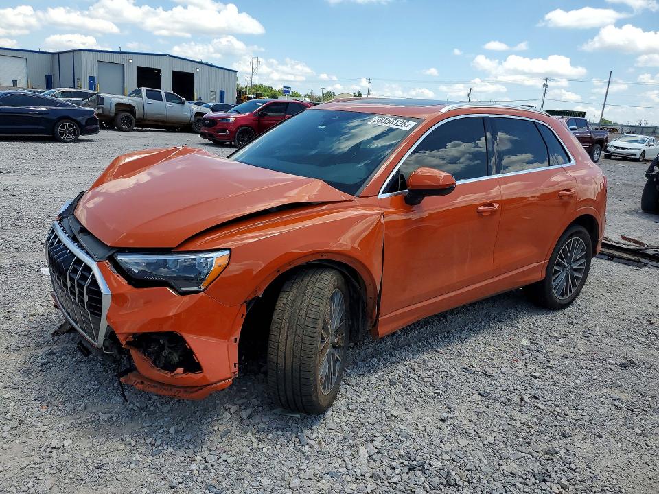 59358126 :رقم المزاد ، WA1AUCF39N1041279 vin ، 2022 Audi Q3 مزاد بيع