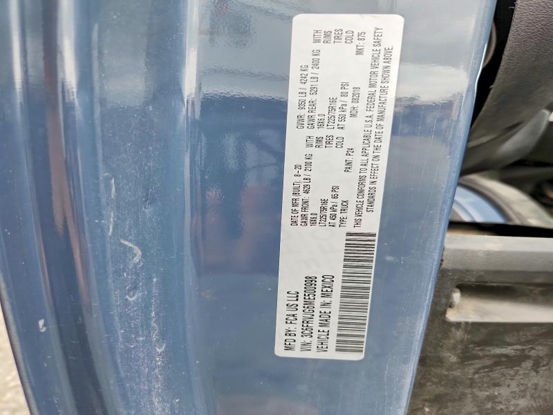 Aukcja sprzedaży 2021 Ram Promaster 3500, vin: 3C6FRVJG6ME500998, numer aukcji: 59809746