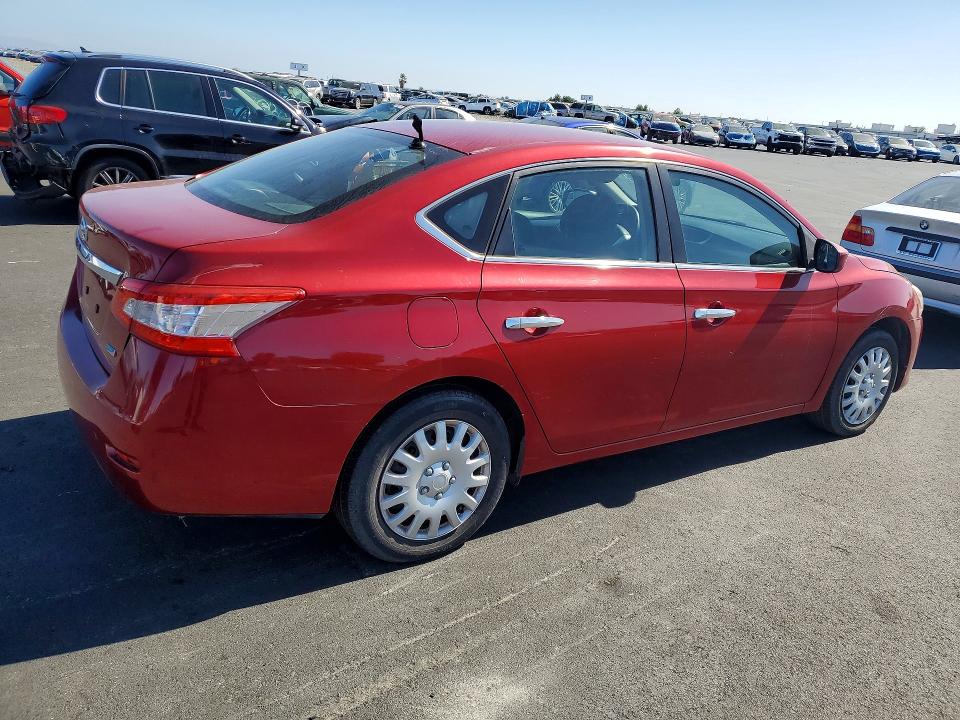 2014 Nissan Sentra მანქანა იყიდება აუქციონზე, vin: 3N1AB7AP0EL625630, აუქციონის ნომერი: 59914416