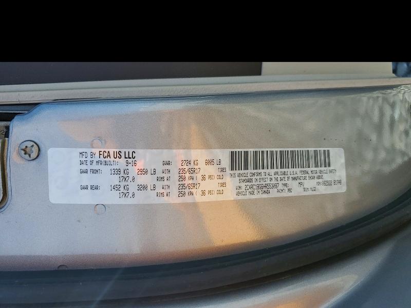 Aukcja sprzedaży 2017 Chrysler Pacifica, vin: 2C4RC1BG6HR553087, numer aukcji: 60652486