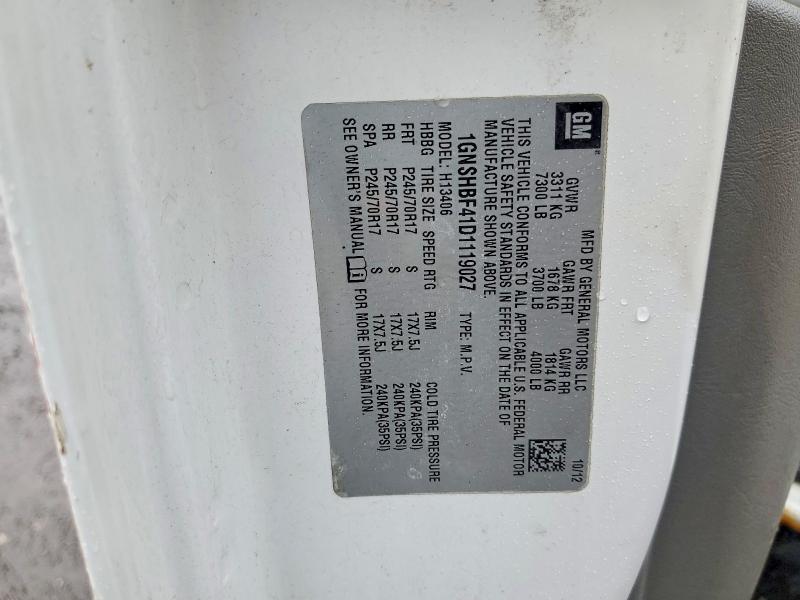Продаж на аукціоні авто 2013 Chevrolet Express G1500, vin: 1GNSHBF41D1119027, номер лоту: 65058206