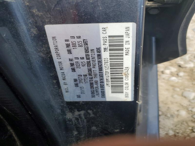 Продажа на аукционе авто 2015 Mazda 3, vin: JM1BM1U70F1257835, номер лота: 59340316