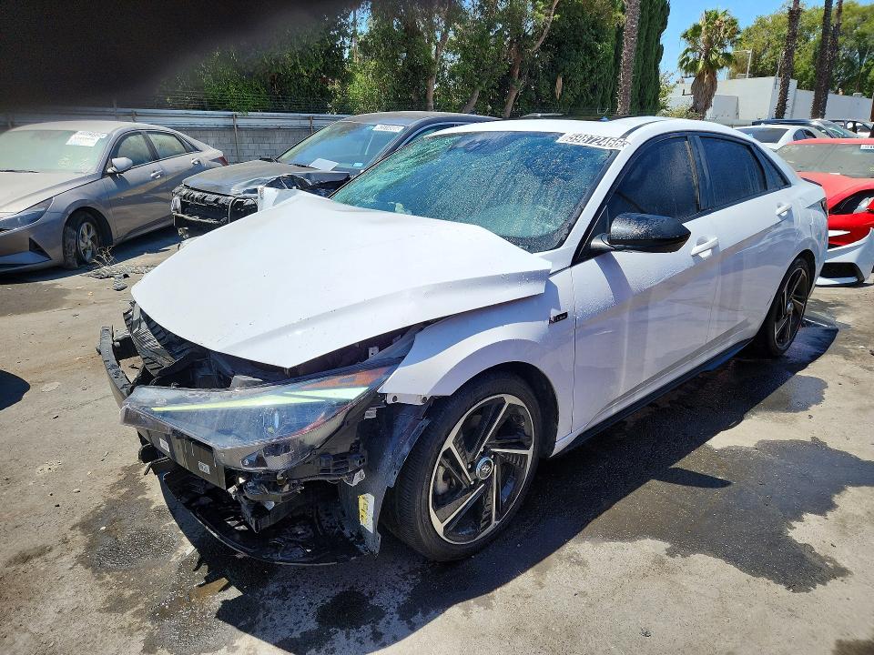Auction sale of the 2022 Hyundai Elantra, vin: KMHLR4AF0NU244093, lot number: 59872466