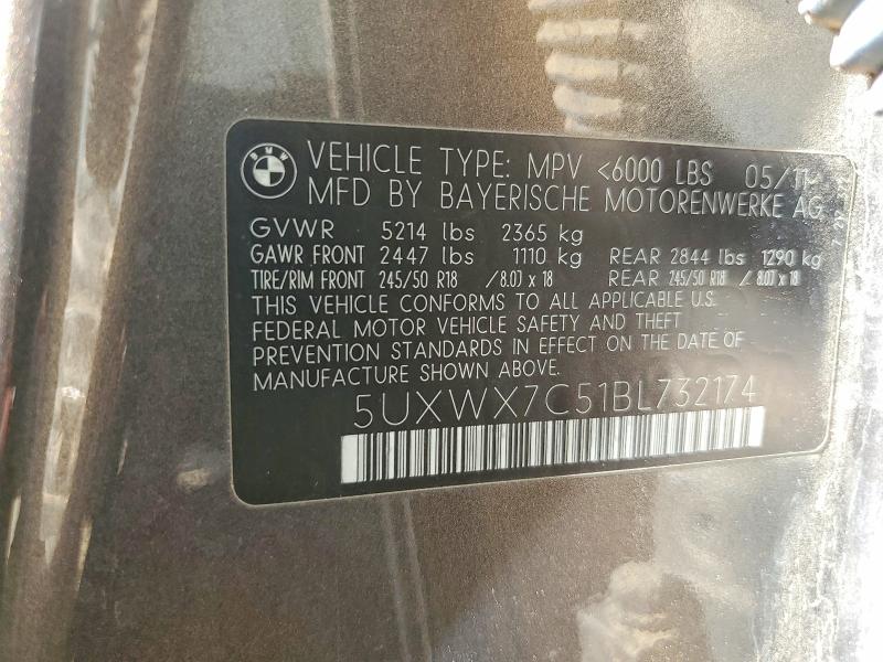Aukcja sprzedaży 2011 Bmw X3, vin: 5UXWX7C51BL732174, numer aukcji: 61400806