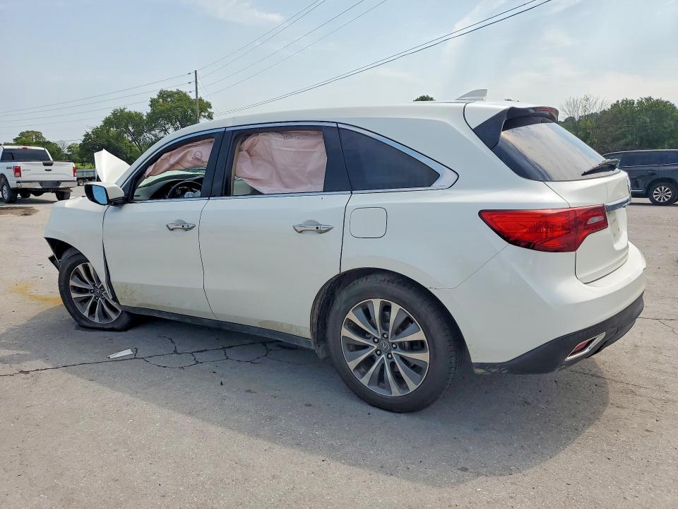62486866 :رقم المزاد ، 5FRYD4H45EB026008 vin ، 2014 Acura Mdx مزاد بيع