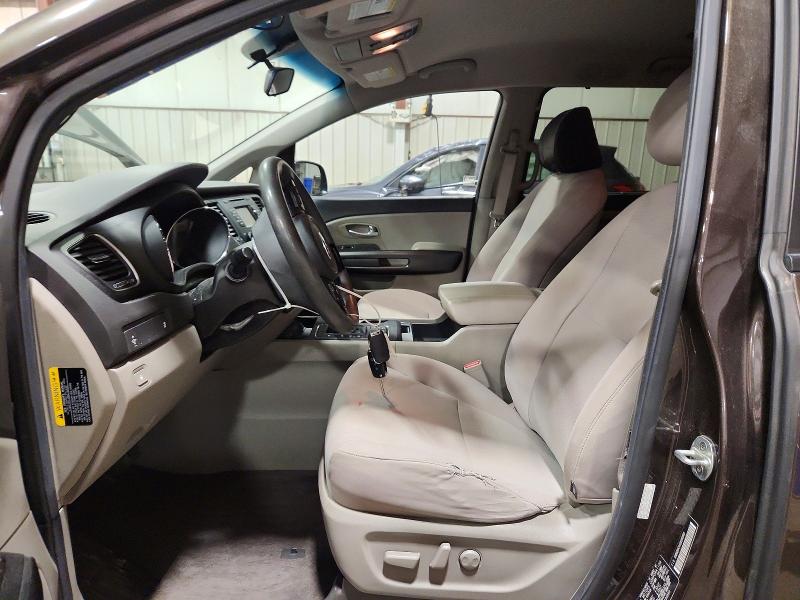 62742876 :رقم المزاد ، KNDMB5C14G6190860 vin ، 2016 Kia Sedona مزاد بيع