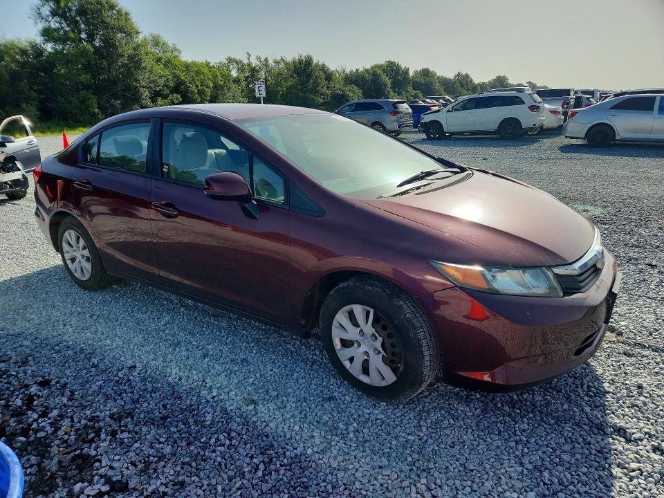 Aukcja sprzedaży 2012 Honda Civic, vin: 2HGFB2F57CH532740, numer aukcji: 61754616