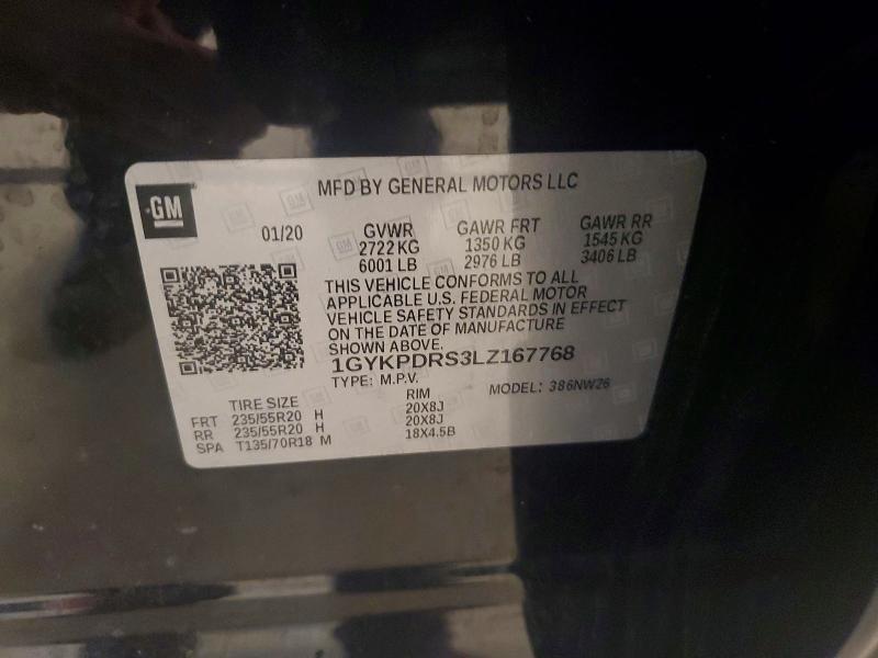 Продаж на аукціоні авто 2020 Cadillac Xt6, vin: 1GYKPDRS3LZ167768, номер лоту: 62103866