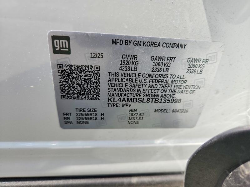Продажа на аукционе авто 2026 Buick Encore Gx, vin: KL4AMBSL8TB135998, номер лота: 59374416