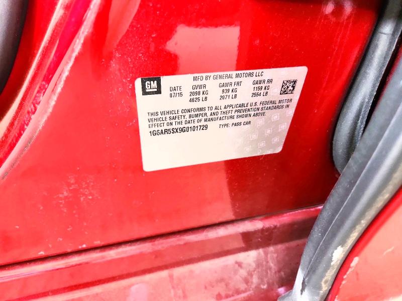 Продаж на аукціоні авто 2016 Cadillac Cts, vin: 1G6AR5SX9G0101729, номер лоту: 60061076