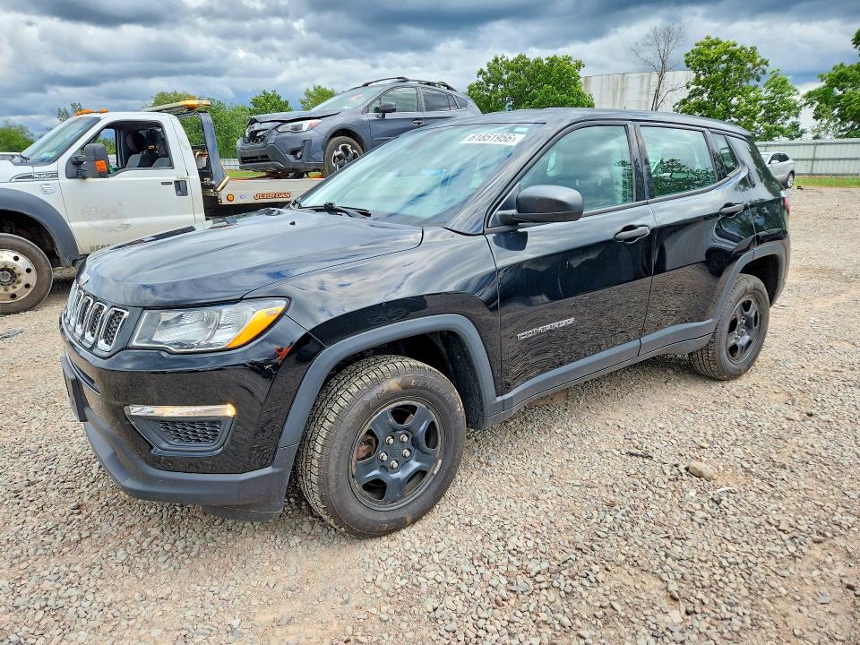 61851956 :رقم المزاد ، 3C4NJDAB2KT703664 vin ، 2019 Jeep Compass مزاد بيع