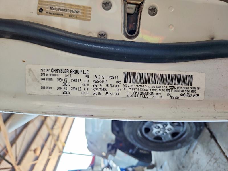 Aukcja sprzedaży 2014 Jeep Patriot, vin: 1C4NJPBBXED814361, numer aukcji: 59336366