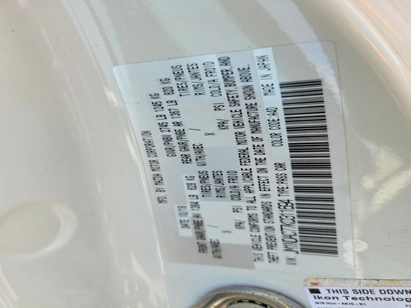 Продажа на аукционе авто 2019 Mazda Mx-5 Miata, vin: JM1NDAC77K0311694, номер лота: 60446186