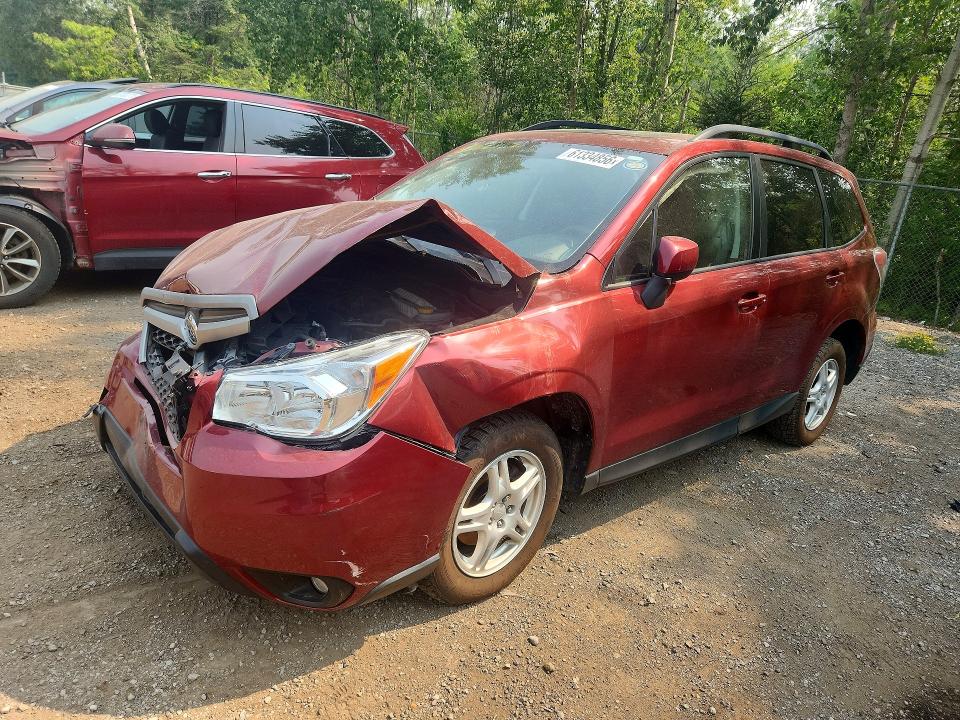 2016 Subaru Forester მანქანა იყიდება აუქციონზე, vin: JF2SJCHC6GH502398, აუქციონის ნომერი: 61334856