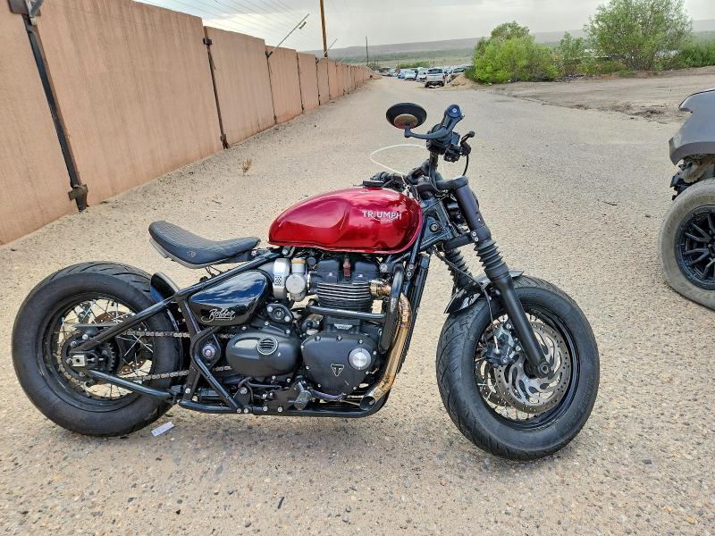 60839586 :رقم المزاد ، SMTD53HL3NTAF6989 vin ، 2022 Triumph Motorcycle Bonneville مزاد بيع