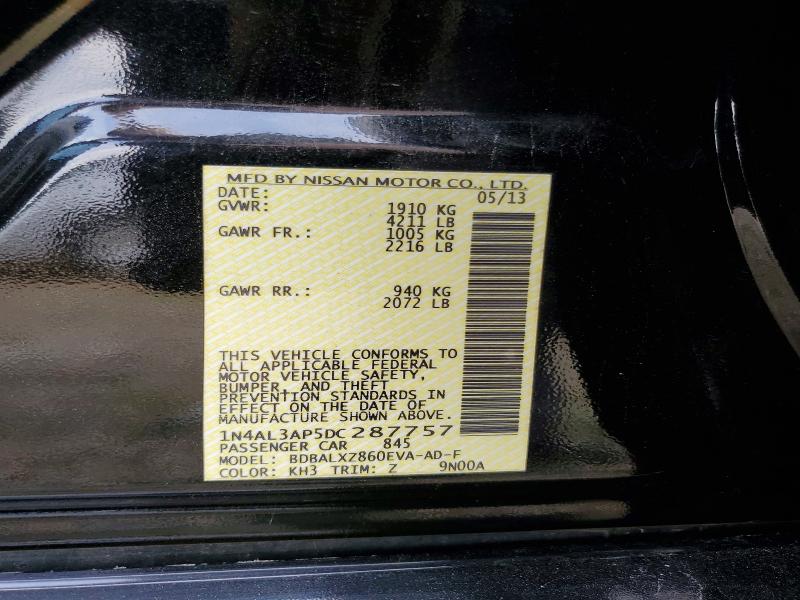 Продаж на аукціоні авто 2013 Nissan Altima, vin: 1N4AL3AP5DC287757, номер лоту: 60069076