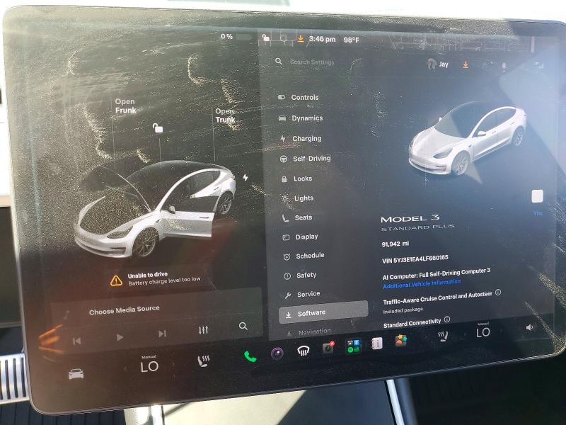 Auction sale of the 2020 Tesla Model 3, vin: 5YJ3E1EA4LF660165, lot number: 60498346