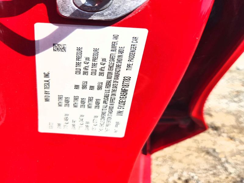 60953616 :رقم المزاد ، 5YJ3E1EA5NF187783 vin ، 2022 Tesla Model 3 مزاد بيع