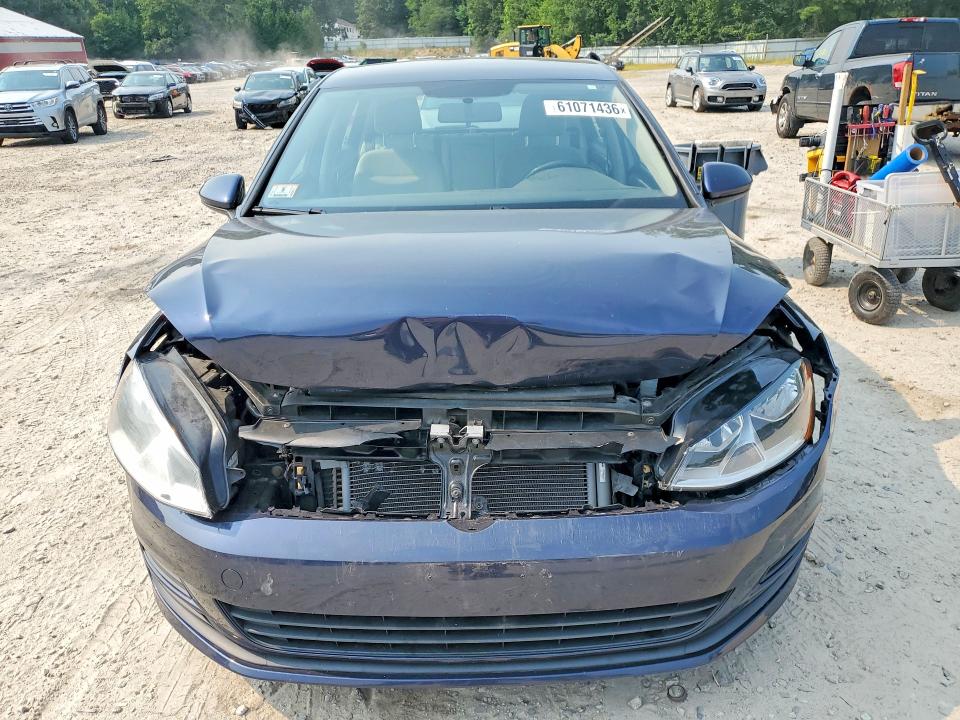 2016 Volkswagen Golf მანქანა იყიდება აუქციონზე, vin: 3VW117AUXGM022622, აუქციონის ნომერი: 61071436