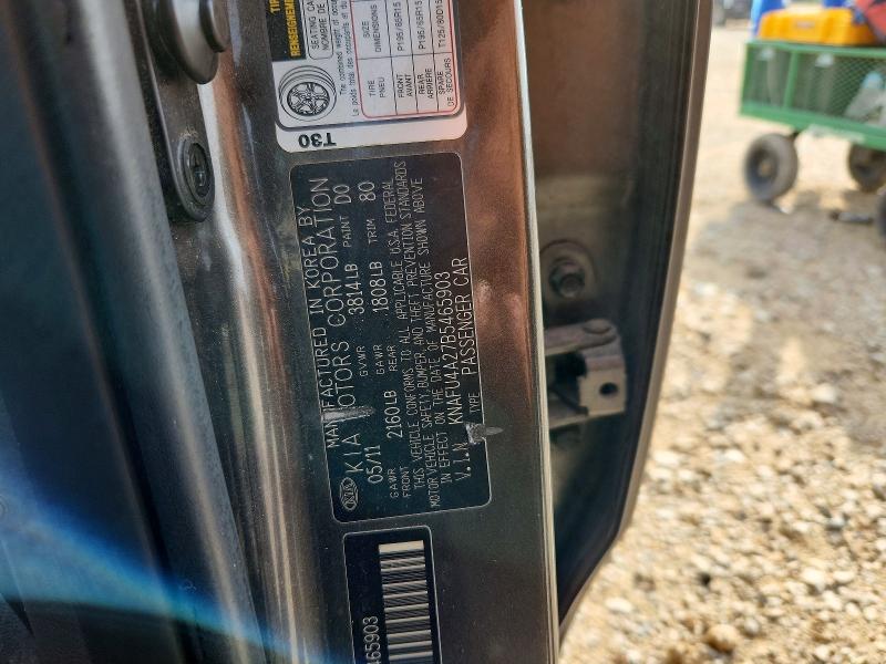 Продажа на аукционе авто 2011 Kia Forte, vin: KNAFU4A27B5465903, номер лота: 62409176