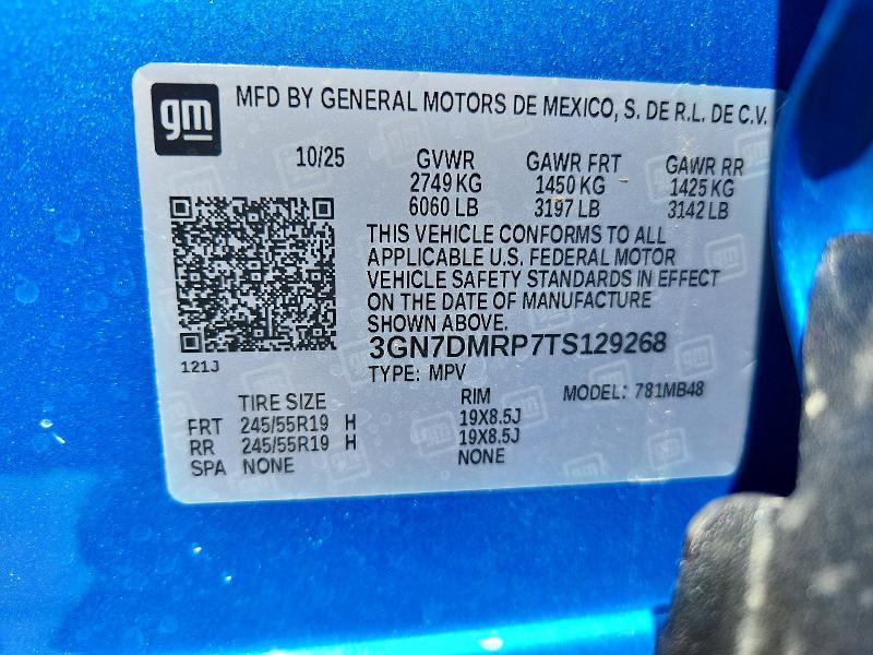 Продажа на аукционе авто 2026 Chevrolet Equinox, vin: 3GN7DMRP7TS129268, номер лота: 61352496