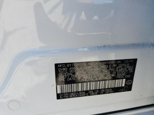 Продаж на аукціоні авто 2020 Lexus Gs, vin: JTHEZ1BL4LA019639, номер лоту: 61842996