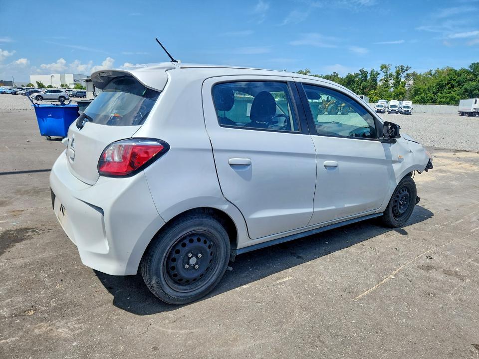 2021 Mitsubishi Mirage მანქანა იყიდება აუქციონზე, vin: ML32AUHJ1MH012887, აუქციონის ნომერი: 62644056