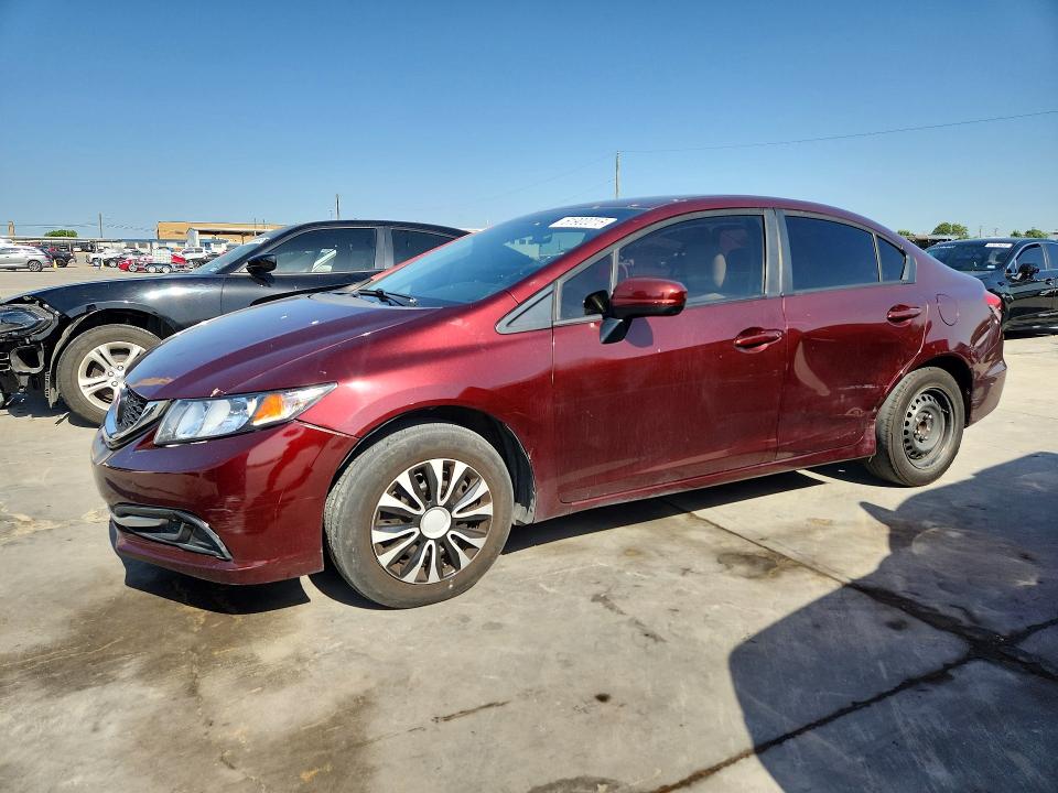 61900016 :رقم المزاد ، 19XFB2F52EE040968 vin ، 2014 Honda Civic مزاد بيع
