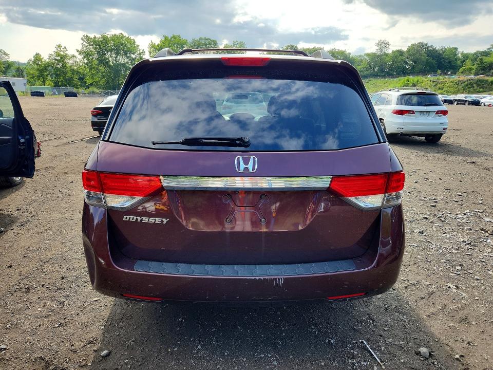 61487816 :رقم المزاد ، 5FNRL5H4XFB105609 vin ، 2015 Honda Odyssey مزاد بيع