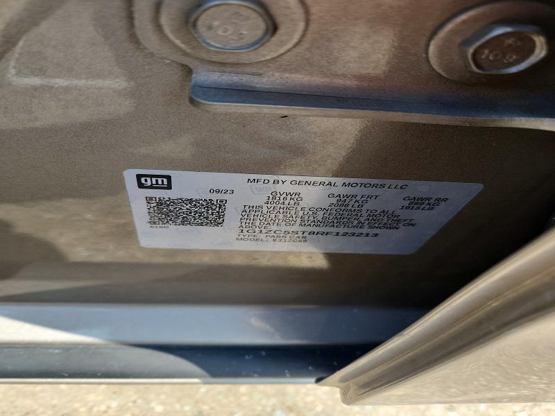 Продажа на аукционе авто 2024 Chevrolet Malibu, vin: 1G1ZC5ST8RF123213, номер лота: 62303986