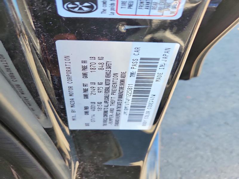2015 Mazda 3 მანქანა იყიდება აუქციონზე, vin: JM1BM1V74F1225811, აუქციონის ნომერი: 60702986