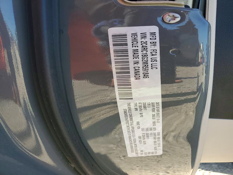 Продажа на аукционе авто 2021 Chrysler Pacifica, vin: 2C4RC1BG2MR591846, номер лота: 61142066