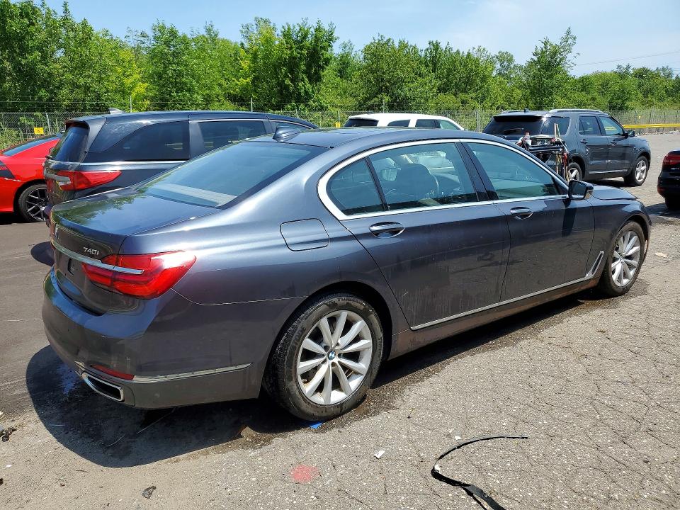 Aukcja sprzedaży 2018 Bmw 740, vin: WBA7E4C54JGV23896, numer aukcji: 60802446