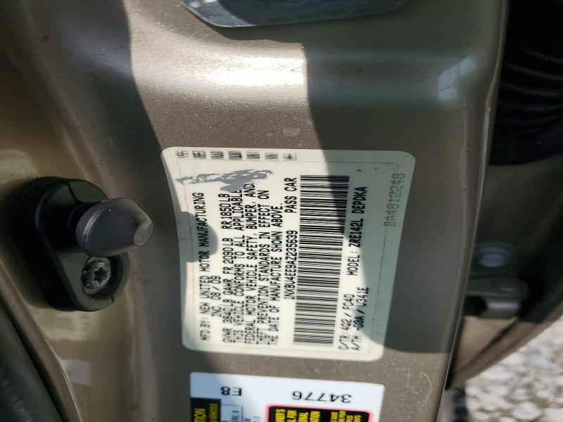 Aukcja sprzedaży 2010 Toyota Corolla, vin: 1NXBU4EE9AZ235639, numer aukcji: 60850186