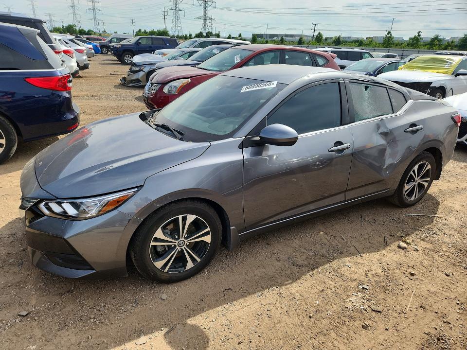 Продажа на аукционе авто 2022 Nissan Sentra, vin: 3N1AB8CV7NY291567, номер лота: 60890566