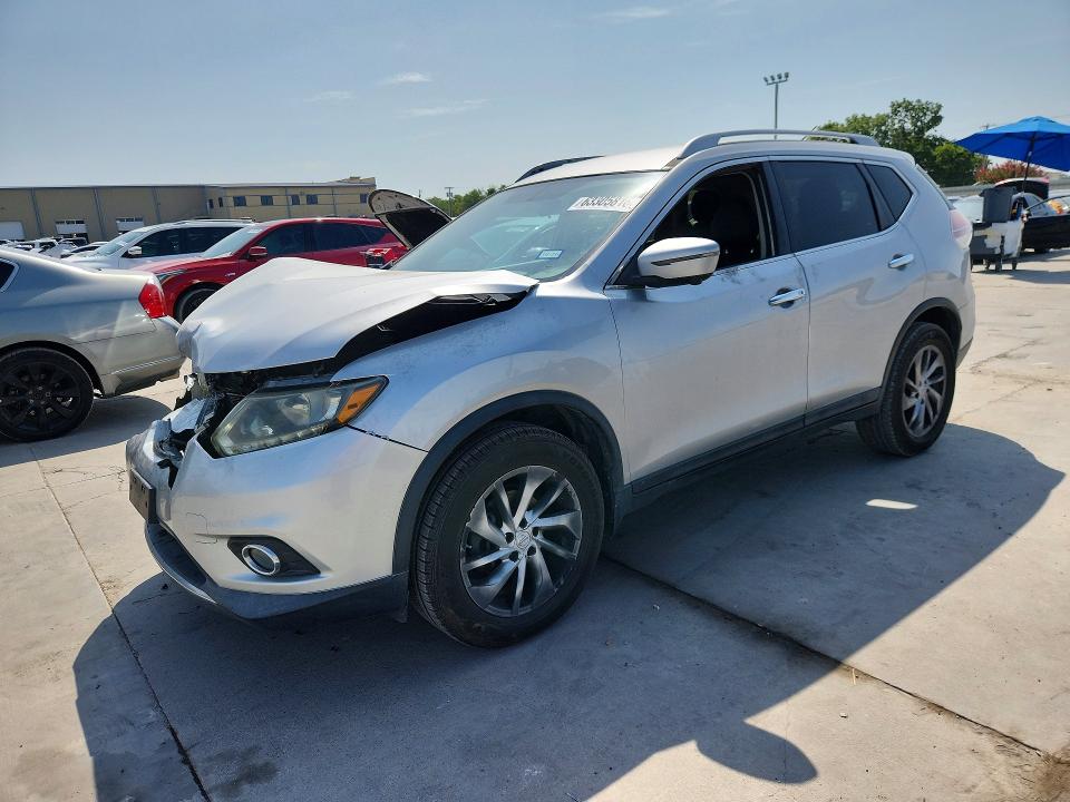 2014 Nissan Rogue მანქანა იყიდება აუქციონზე, vin: 5N1AT2MV7EC763096, აუქციონის ნომერი: 63305816