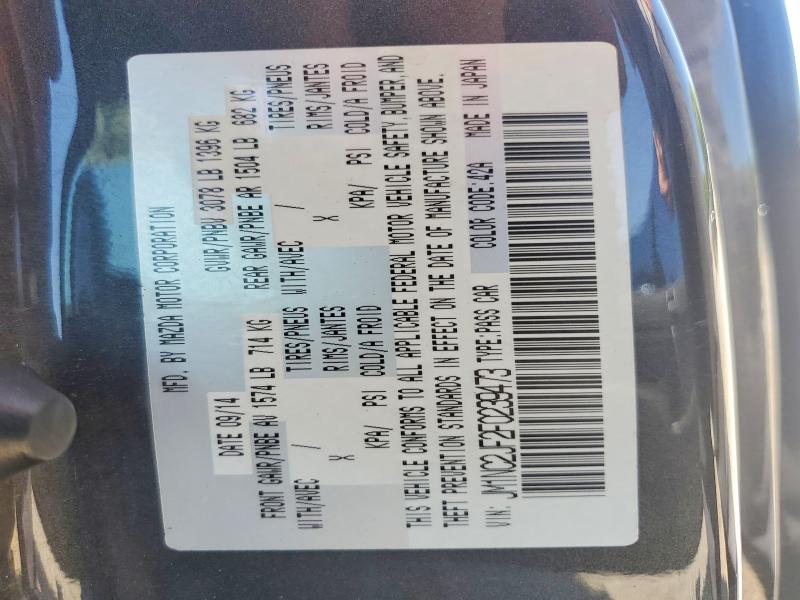2015 Mazda Mx-5 Miata მანქანა იყიდება აუქციონზე, vin: JM1NC2JF2F0239473, აუქციონის ნომერი: 58491766