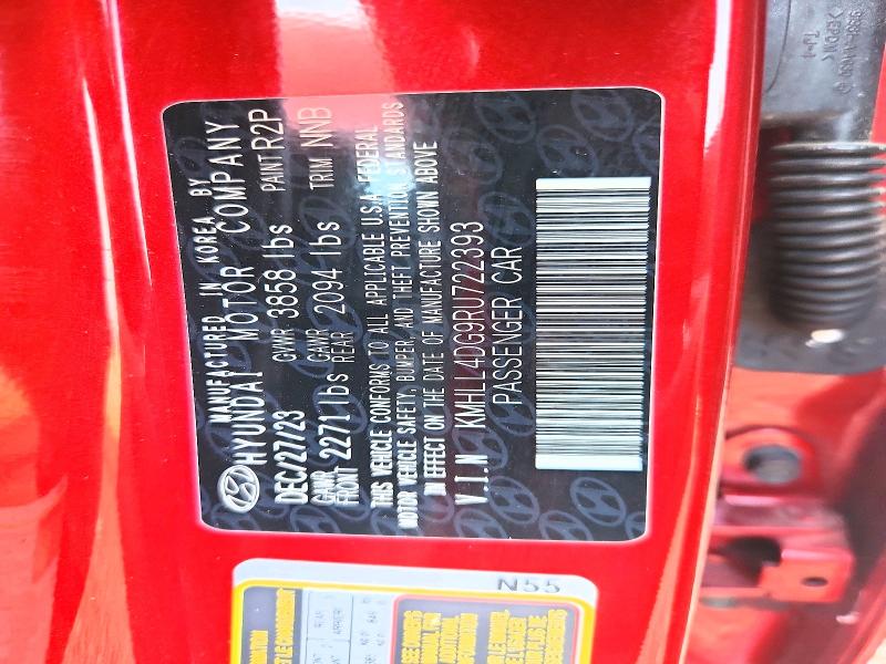 2024 Hyundai Elantra მანქანა იყიდება აუქციონზე, vin: KMHLL4DG9RU722393, აუქციონის ნომერი: 62813166