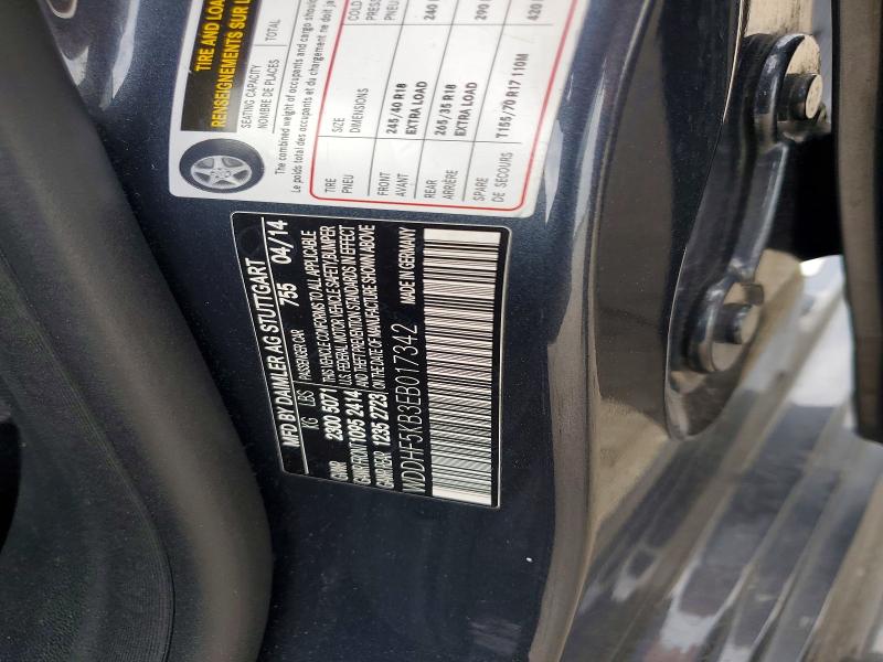 Aukcja sprzedaży 2014 Mercedes-benz E, vin: WDDHF5KB3EB017342, numer aukcji: 62470626