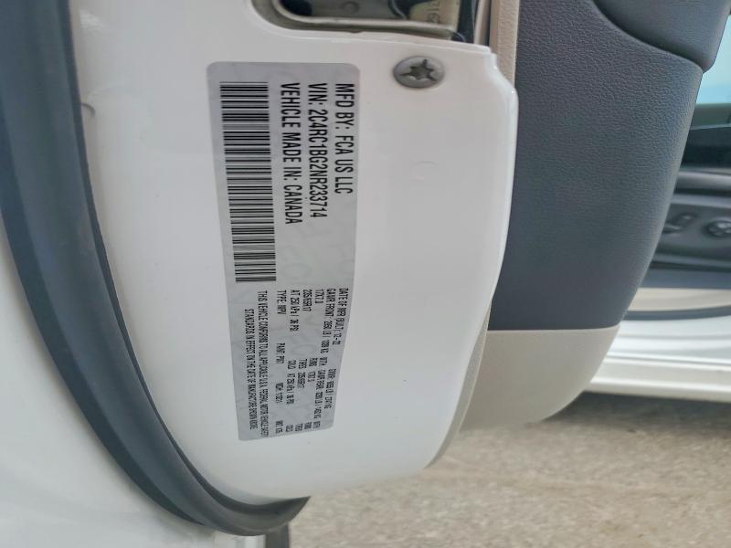 2022 Chrysler Pacifica მანქანა იყიდება აუქციონზე, vin: 2C4RC1BG2NR233714, აუქციონის ნომერი: 61225916