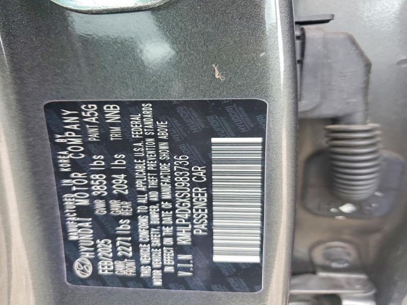 Aukcja sprzedaży 2025 Hyundai Elantra, vin: KMHLP4DGXSU983736, numer aukcji: 60598846