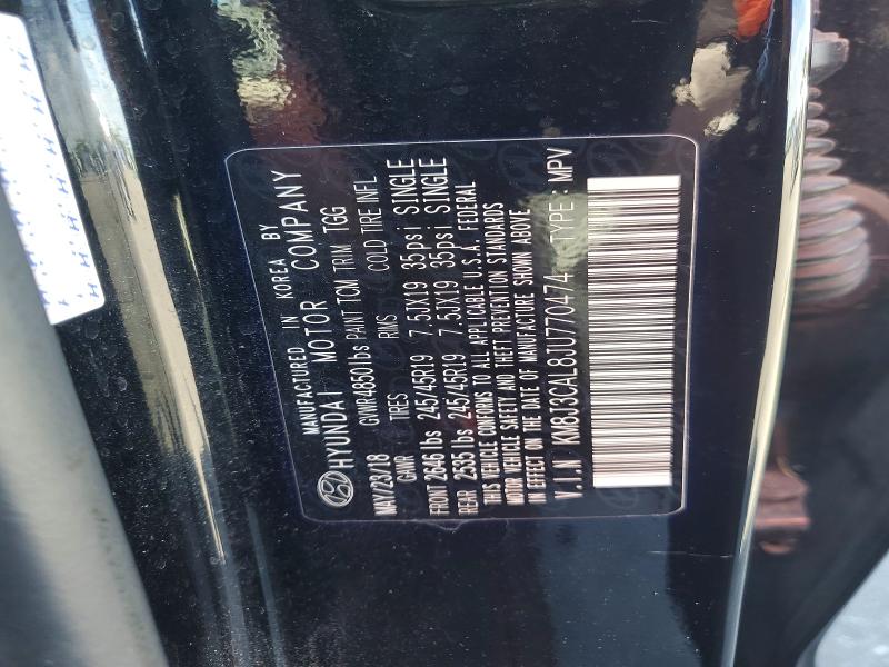 Продажа на аукционе авто 2018 Hyundai Tucson, vin: KM8J3CAL8JU770474, номер лота: 60807256